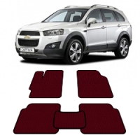 Автоковрики EVA  для CHEVROLET Captiva 7 мест от 2011 года выпуска