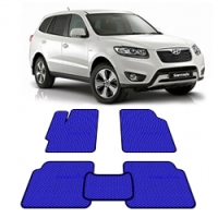 Автоковрики EVA  для Hyundai Santa Fe II 5 мест 2006 - 2010 года выпуска