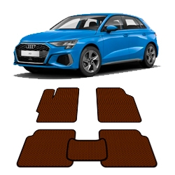 Автоковрики EVA  для  AUDI A3 (8Y) 2020 по н.в.