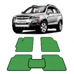 Автоковрики EVA (эваковрики) для CHEVROLET Captiva 2006 — 2011 года выпуска