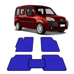 Автоковрики EVA (эваковрики) для Fiat Doblo l 5 мест 2005 — 2015 года выпуска