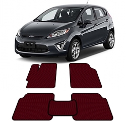 Автоковрики EVA  для Ford Fiesta VI 2015 года выпуска хэчбек
