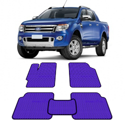 Автоковрики EVA  для Ford Ranger 2011 — 2015 года выпуска