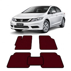 Автоковрики EVA  для Honda Civic IX рестайлинг от 2012 г.в седан