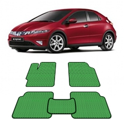 Автоковрики EVA  для Honda Civic VIII 2006 - 2012 г.в  хэтчбек