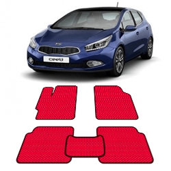 Автоковрики EVA  для Kia Ceed II Pro хетчбек 2012