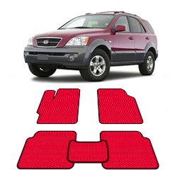 Автоковрики EVA  для Kia Sorento I 2002 - 2009 года выпуска