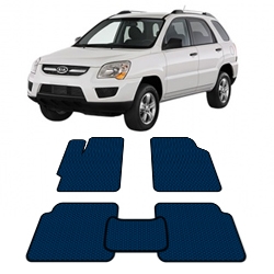 Автоковрики EVA  для Kia Sportage II 2004 - 2010 года выпуска