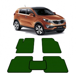 Автоковрики EVA  для Kia Sportage III с 2010 года выпуска