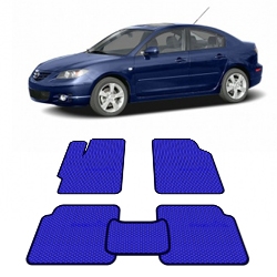Автоковрики EVA (эваковрики) для Mazda 3 (BK) 2003 - 2009 года выпуска Седан