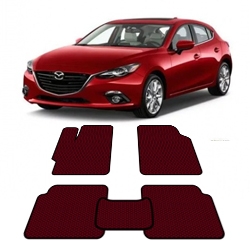 Автоковрики EVA (эваковрики) для Mazda 3 (BМ) Седан 2013