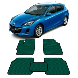 Автоковрики EVA (эваковрики) для Mazda 3 (BМ) Хэтчбек 2013