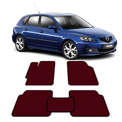 Автоковрики EVA  для Mazda 3 2009 - 2013 года выпуска Хэтчбек