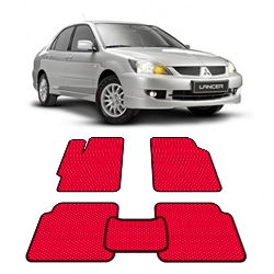 Автоковрики EVA (эваковрики) для Mitsubishi Lancer IX 2000 - 2010 года выпуска Седан