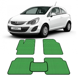 Автоковрики EVA  для Opel Corsa D хетчбек 2006