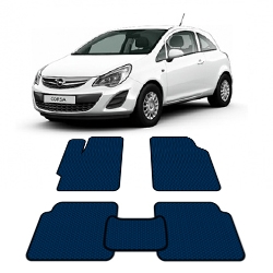 Автоковрики EVA (эваковрики) для Opel Corsa d рестайлинг 2011-2014