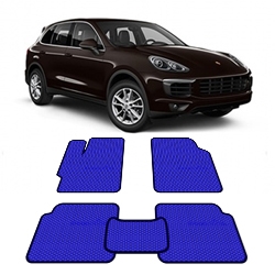 Автоковрики EVA  для Porsche Cayenne II (958) с 2010 года выпуска