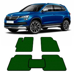 Автоковрики EVA (эваковрики) для Skoda  Karoq  кроссовер с 2017