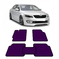 Автоковрики EVA (эваковрики) для Skoda Octavia A7 седан 2013