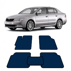 Автоковрики EVA (эваковрики) для Skoda Superb II седан 2008-2015