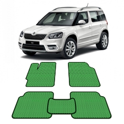 Автоковрики EVA (эваковрики) для Skoda Yeti кроссовер 2009