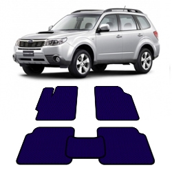 Автоковрики EVA (эваковрики) для Subaru Forester  ||| (SH) кроссовер 2008-2013