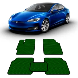 Автоковрики EVA (эваковрики) для Tesla  Model S 1 с 2012
