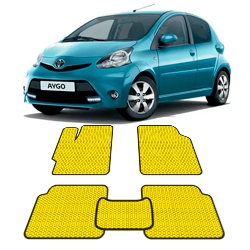 Автоковрики EVA (эваковрики) для Toyota  Aygo 1 2009-2014